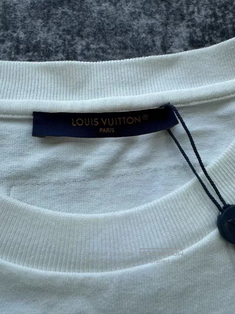 Louis Vuitton Louis Vuitton White Inside Out Instructions Short Sleeve Size US XL / EU 56 / 4 - 3 Thumbnail