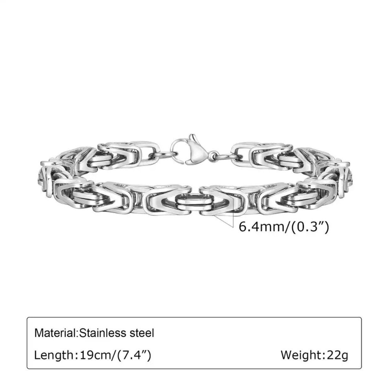 Jewelry × Vintage Stylish V Shape Bracelets Waterproof Chain Wrist Bracelets Size ONE SIZE - 6 Thumbnail