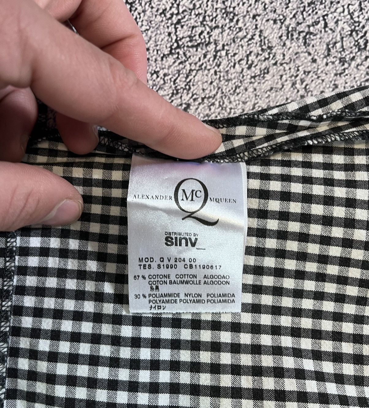 Alexander McQueen Alexander McQueen Women Dress Sleeveless Gingham Size 38 Size XS / US 0-2 / IT 36-38 - 9 Thumbnail