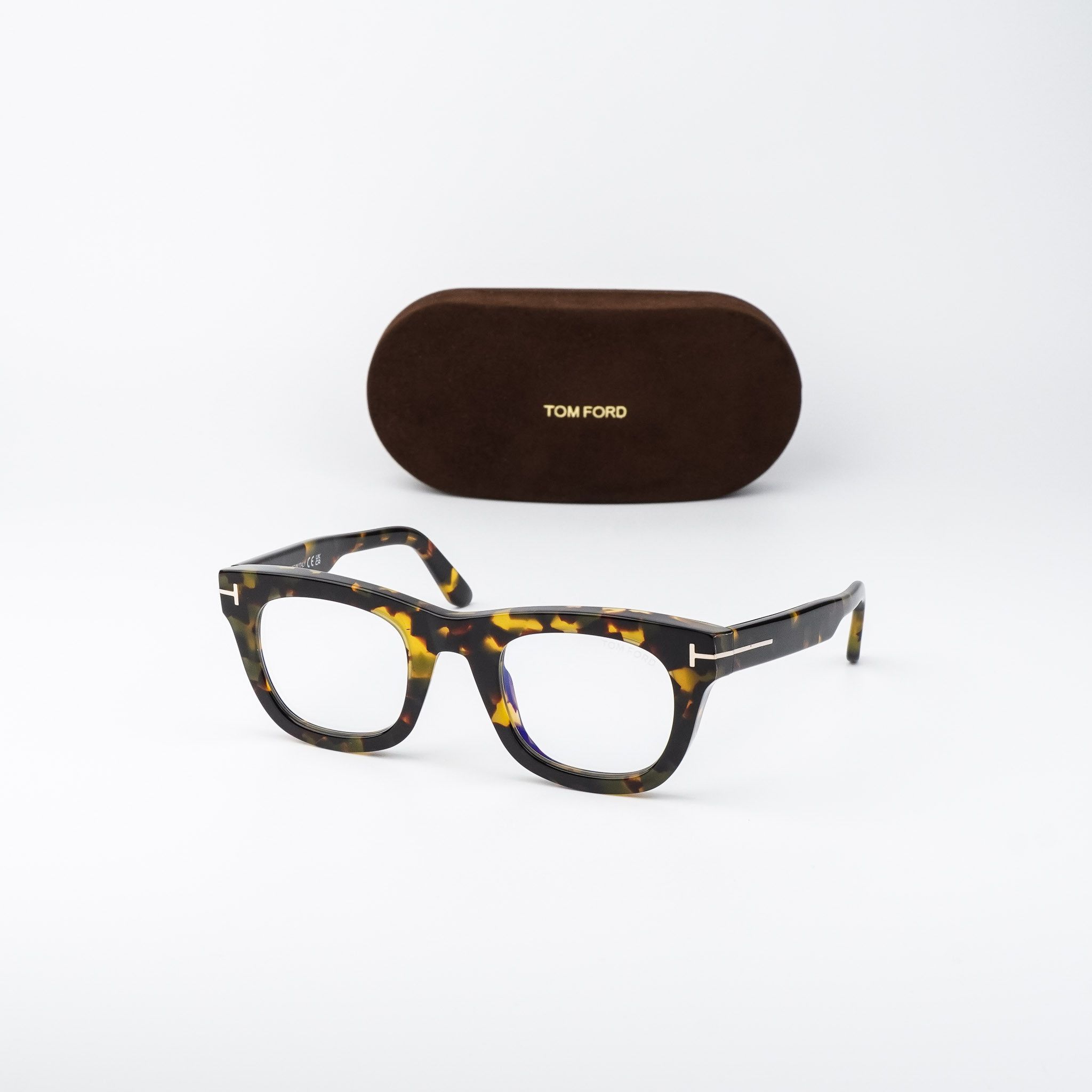 Tom Ford Tom Ford Men Eyeglasses Square FT5872-B 055 NEW AUTHENTIC Size ONE SIZE - 1 Thumbnail