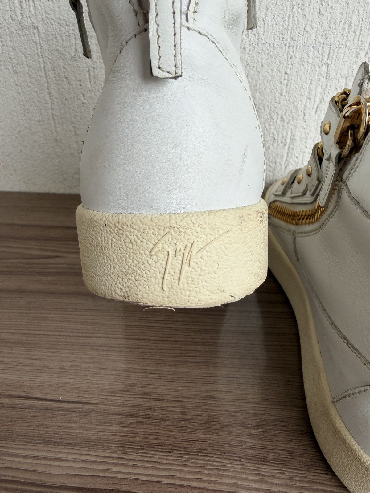 Giuseppe Zanotti Golden chain high sneaker Size US 9 / EU 42 - 16 Thumbnail