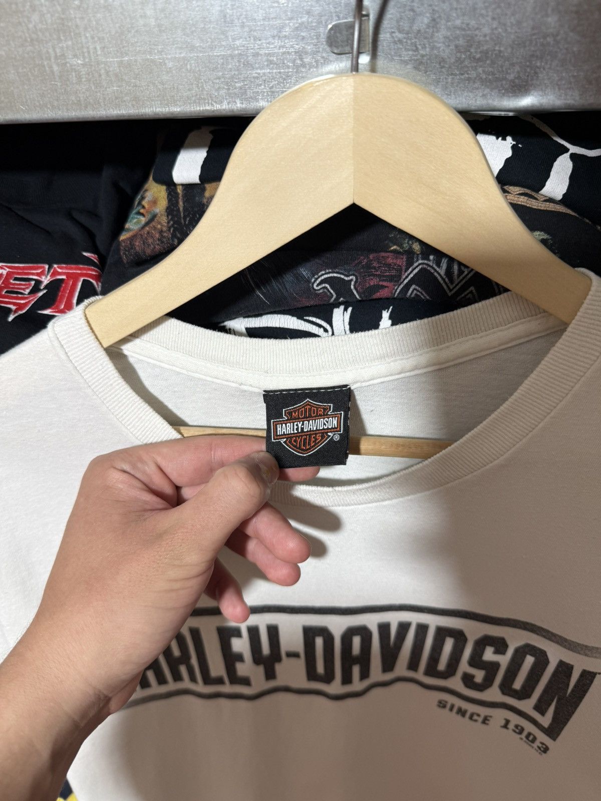 Harley Davidson Vintage 2023 Legendary Harley Davidson Live Free T-Shirt Y2K Size US L / EU 52-54 / 3 - 8 Thumbnail