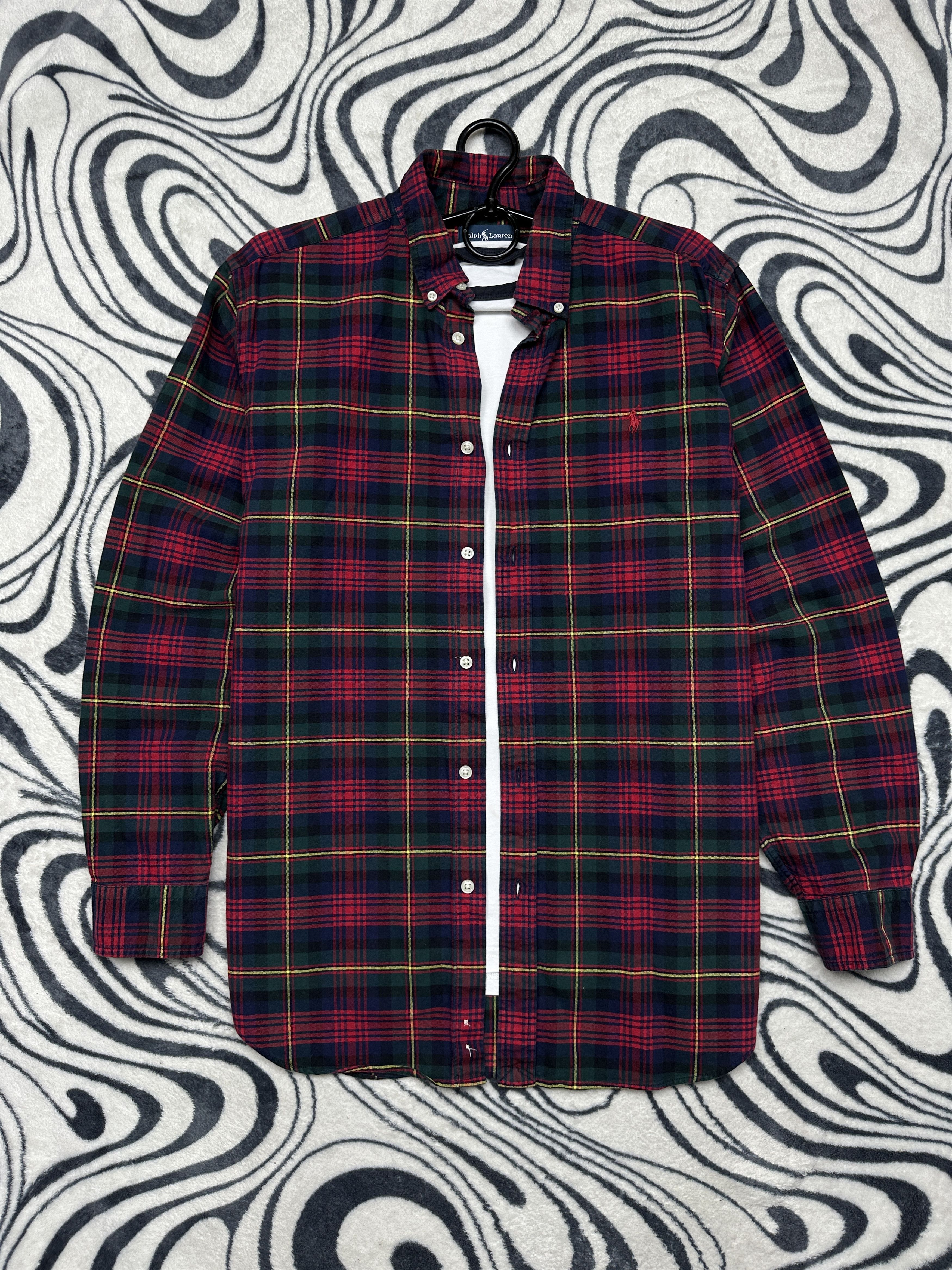 Polo Ralph Lauren Polo Ralph Lauren Mens Long Sleeve Plaid Shirt Size US S / EU 44-46 / 1 - 1 Thumbnail