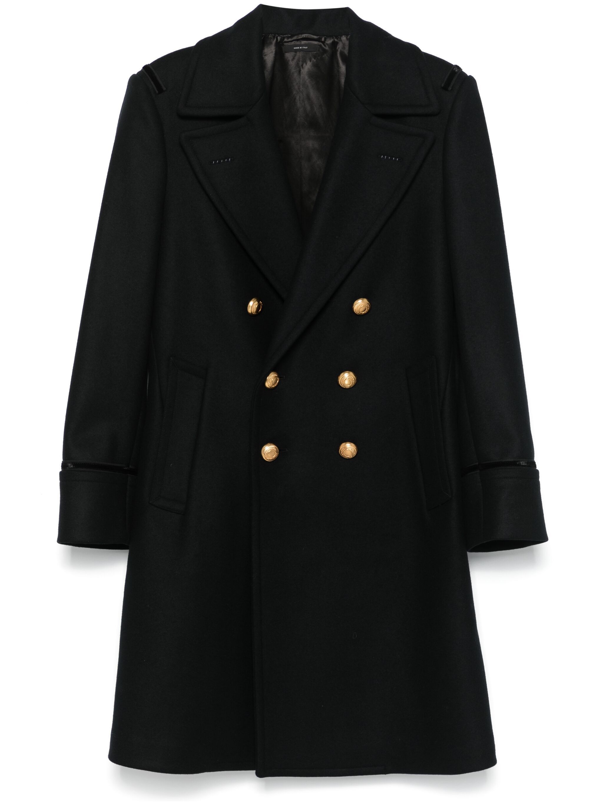 o1bcso1str1124 Coat in Black