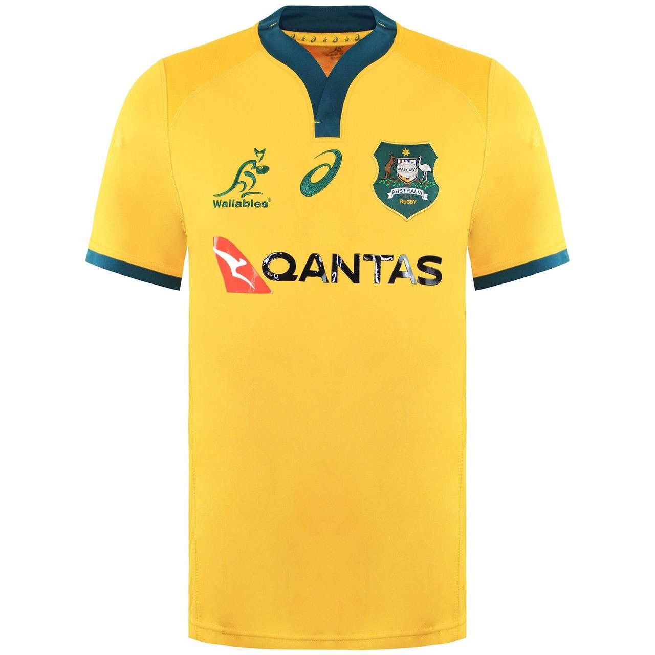 2021 AUSTRALIA WALLABIES TEAM RUGBY UNION HOME JERSEY SHIRT