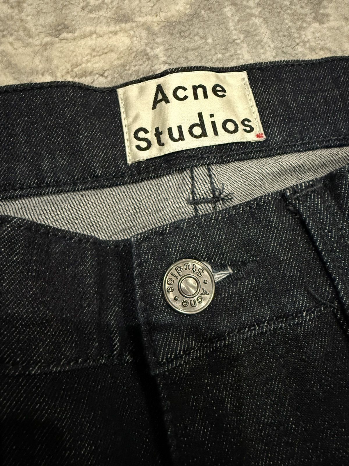 Acne Studios Ace Rossi slim jeans dark blue 30/32 Size US 30 / EU 46 - 3 Thumbnail