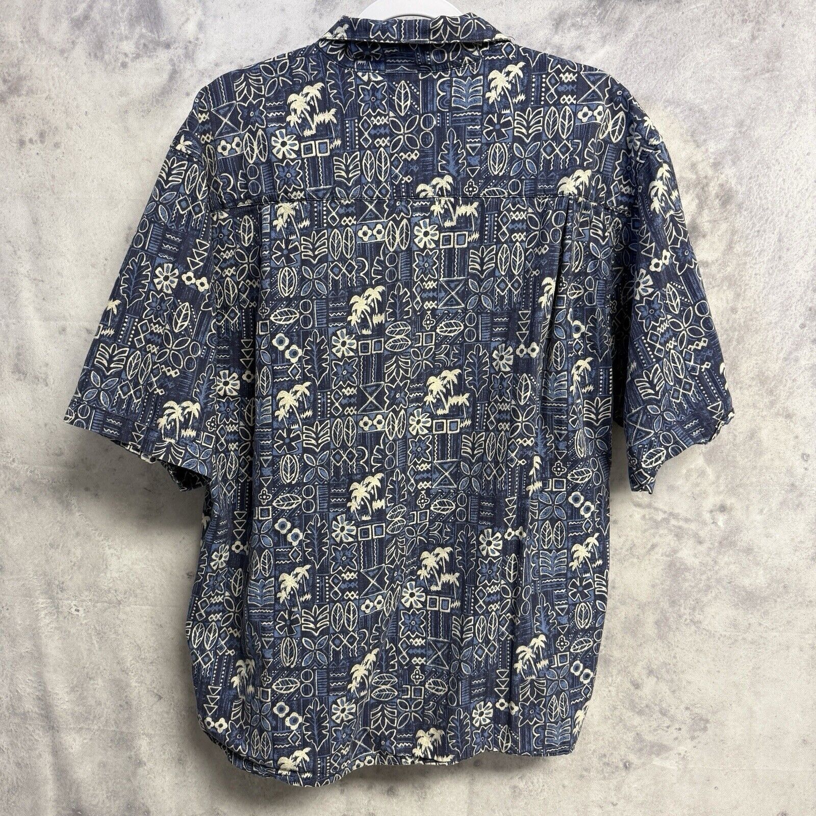 Ocean Pacific Ocean Pacific Button Up Shirt Mens Floral Hawaiian OP Blue Size US L / EU 52-54 / 3 - 2 Thumbnail