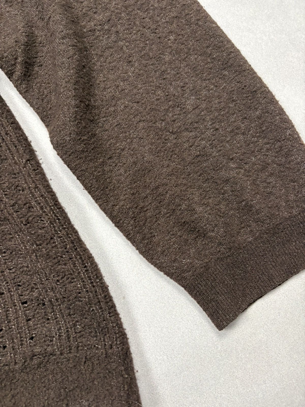 Ann Demeulemeester Ann Demeulemeester Open Knit Sheer Wool Sweater Avant Garde Size M / US 6-8 / IT 42-44 - 8 Thumbnail