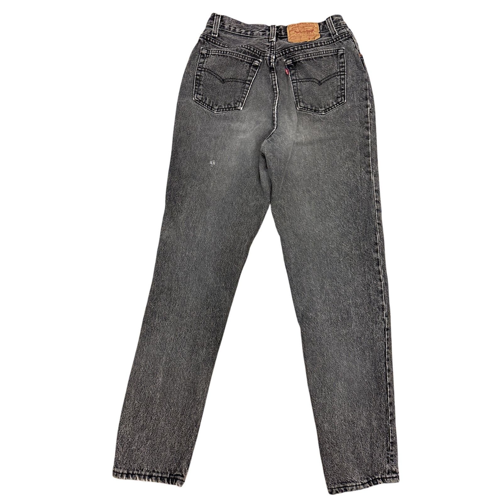 Levi's Vintage Levi’s Black electric wash Jeans 501-0601 women’s 11 Size 27" / US 4 / IT 40 - 7 Thumbnail