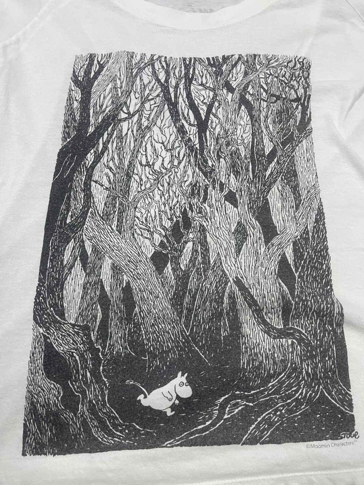 Cartoon Network × Japanese Brand × Zucca 🔥HOT🇯🇵🔥VINTAGE ZUCCA X MOOMIN CHARACTERS TEE VERY RARE Size M / US 6-8 / IT 42-44 - 2 Thumbnail