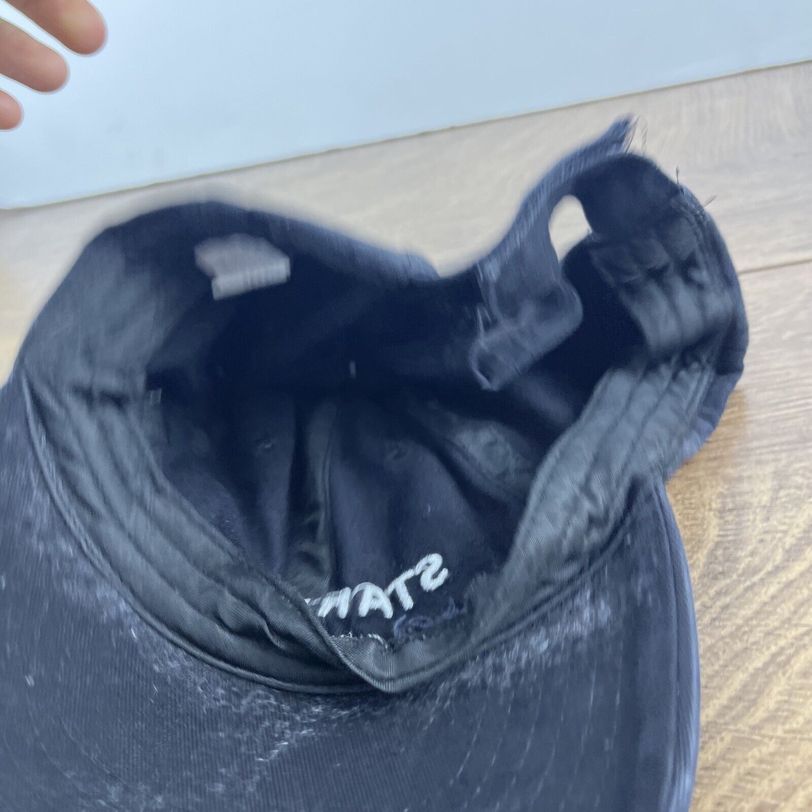 Other Black Hat Adjustable Adult Size Hat Black Cap Size ONE SIZE - 11 Thumbnail