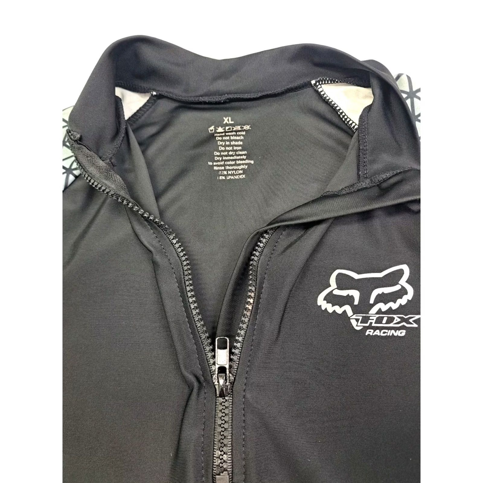 Fox Racing FOX Racing Short Sleeve Jersey MTB 1/3 Zip Back Pockets XL Black Mens Technical Fox Racing Size US XL / EU 56 / 4 - 2 Thumbnail