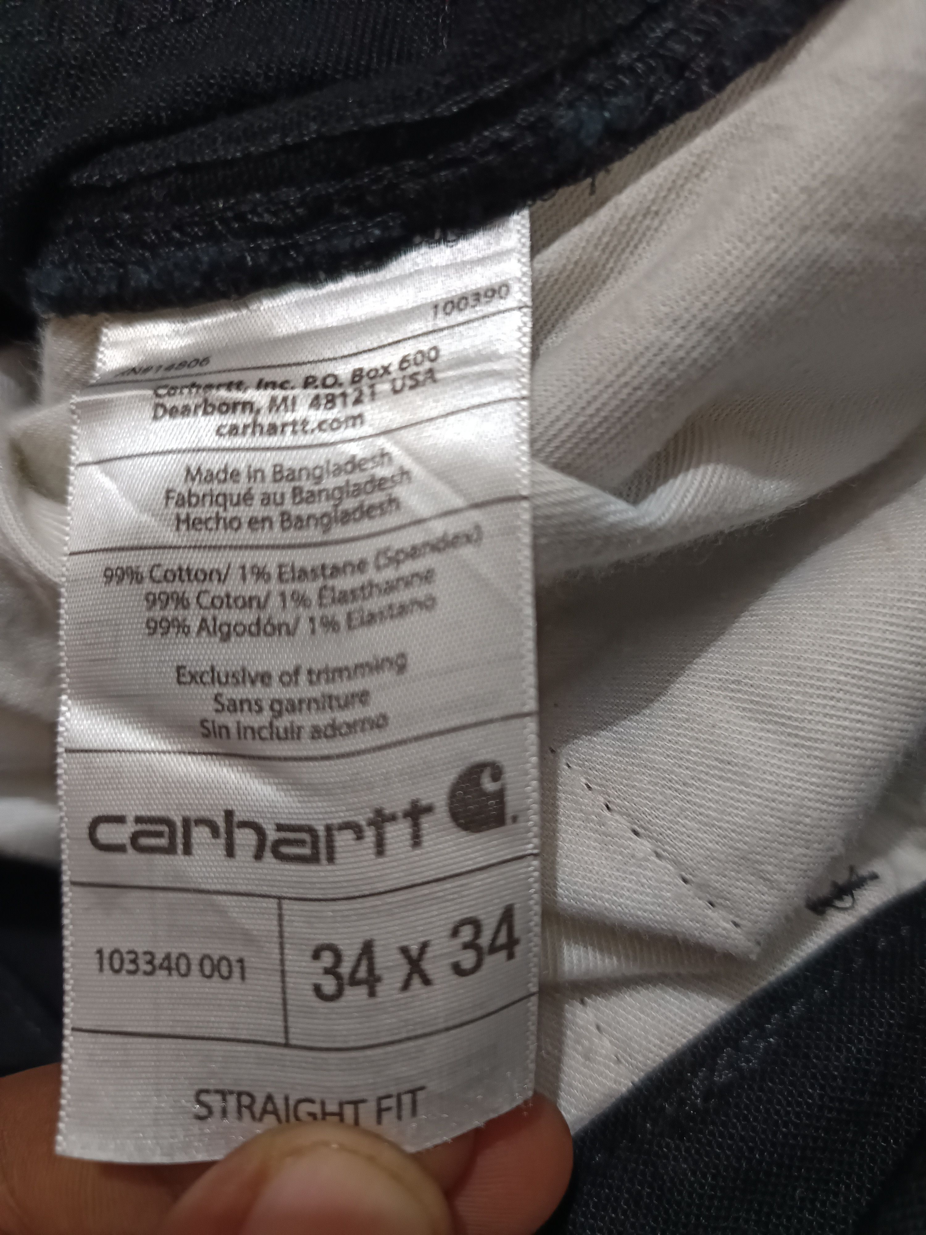 Carhartt × Vintage Vintage Carhartt double knee Straight Fit 34×34 Size US 34 / EU 50 - 9 Thumbnail