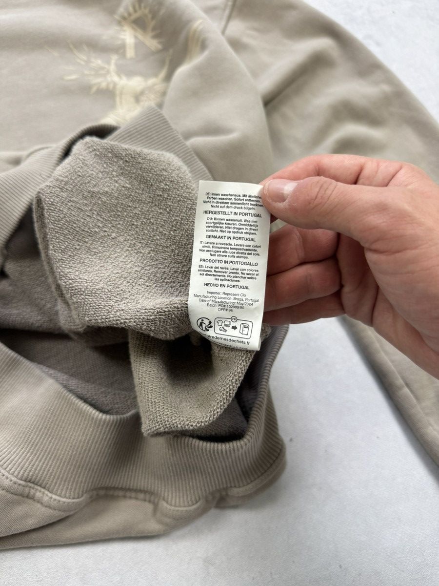 Represent Clo. Represent by Endurace Wecoquer Beige Baggy Hoodie Size US S / EU 44-46 / 1 - 11 Thumbnail