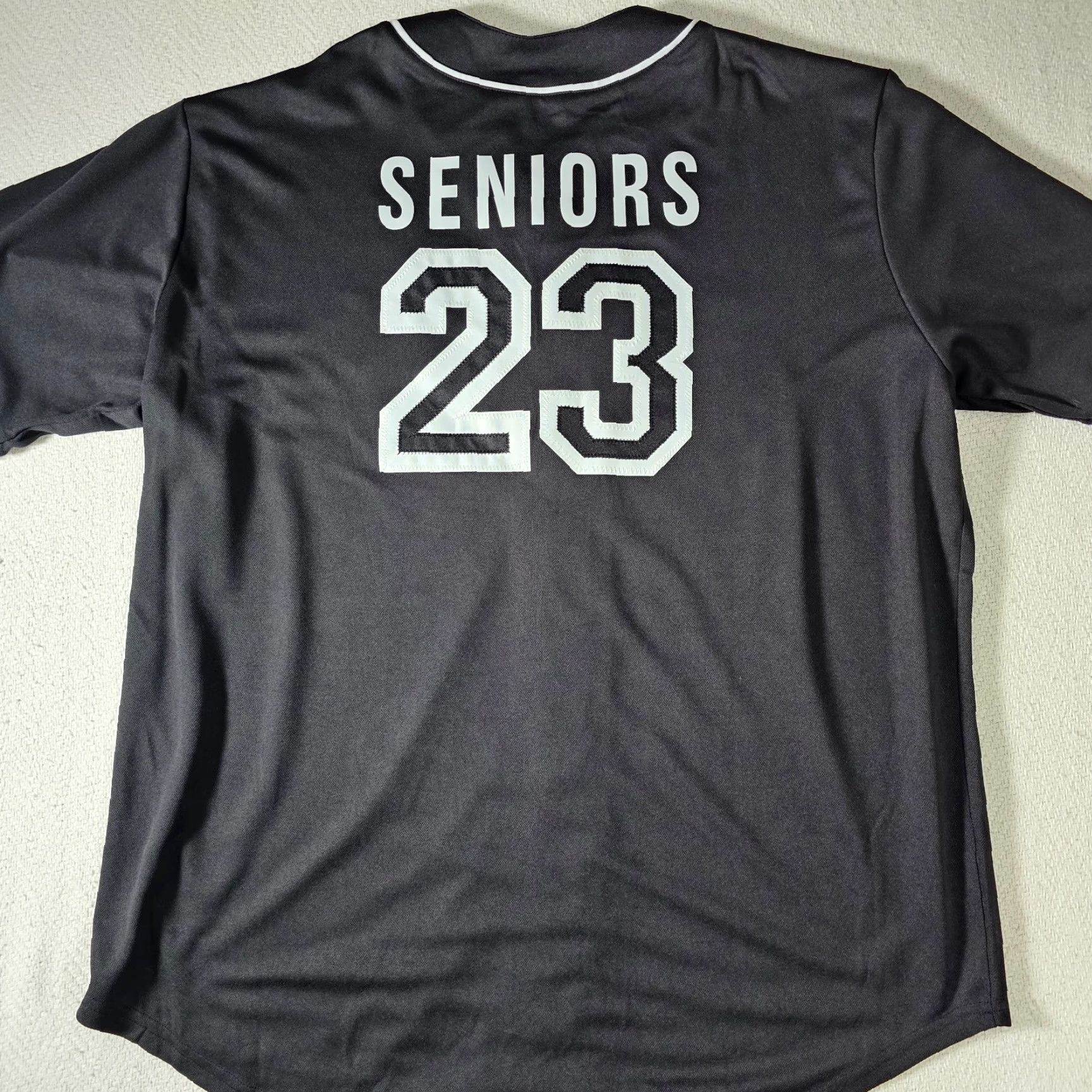 Vintage HERFF JONES 2023 Senior Baseball T-Shirt Unisex Adult Medium Black Contrast Stitching Size M / US 6-8 / IT 42-44 - 7 Thumbnail
