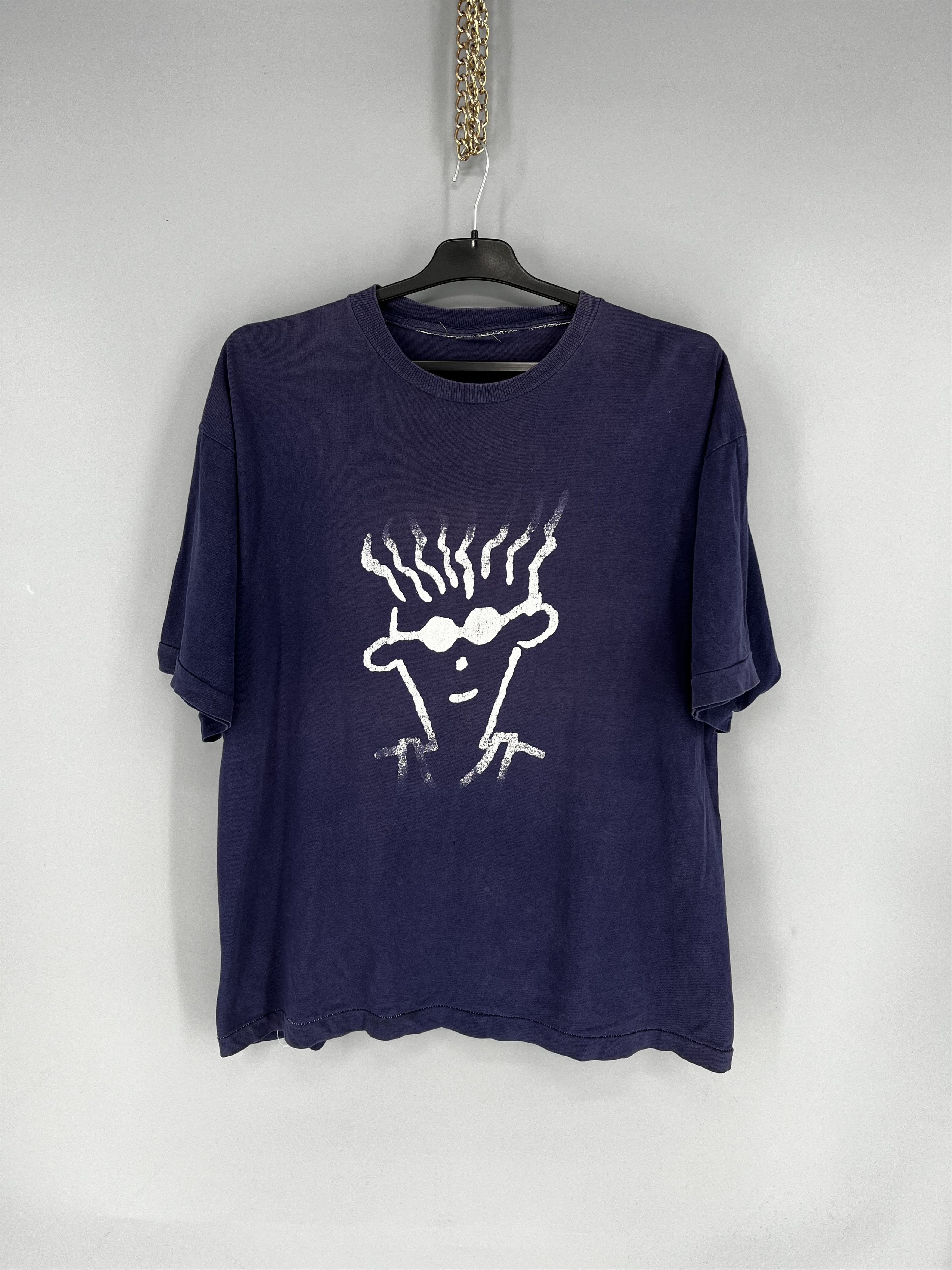 Cartoon Network Movie cartoon Fido Dido Logo big Face vtg Vintage Size US L / EU 52-54 / 3 - 1 Thumbnail