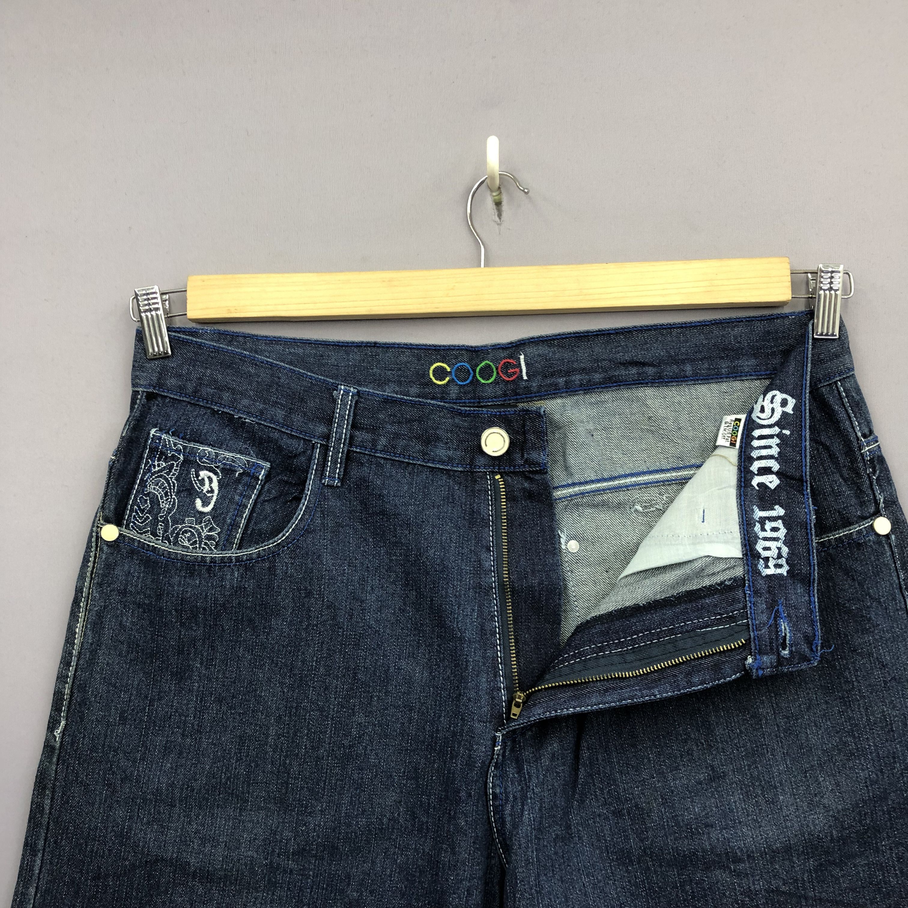 Coogi Crazy Y2K/2000s Coogi Skater Jeans Jnco Baggy Style Denim Size US 36 / EU 52 - 8 Thumbnail