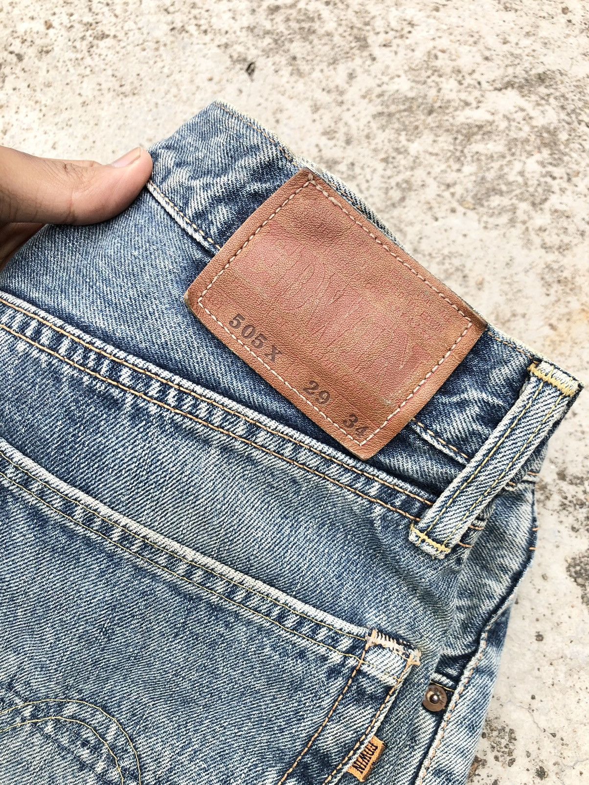 Edwin WIDE LEG VINTAGE EDWIN SELVEDGE DENIM Size US 30 / EU 46 - 5 Thumbnail