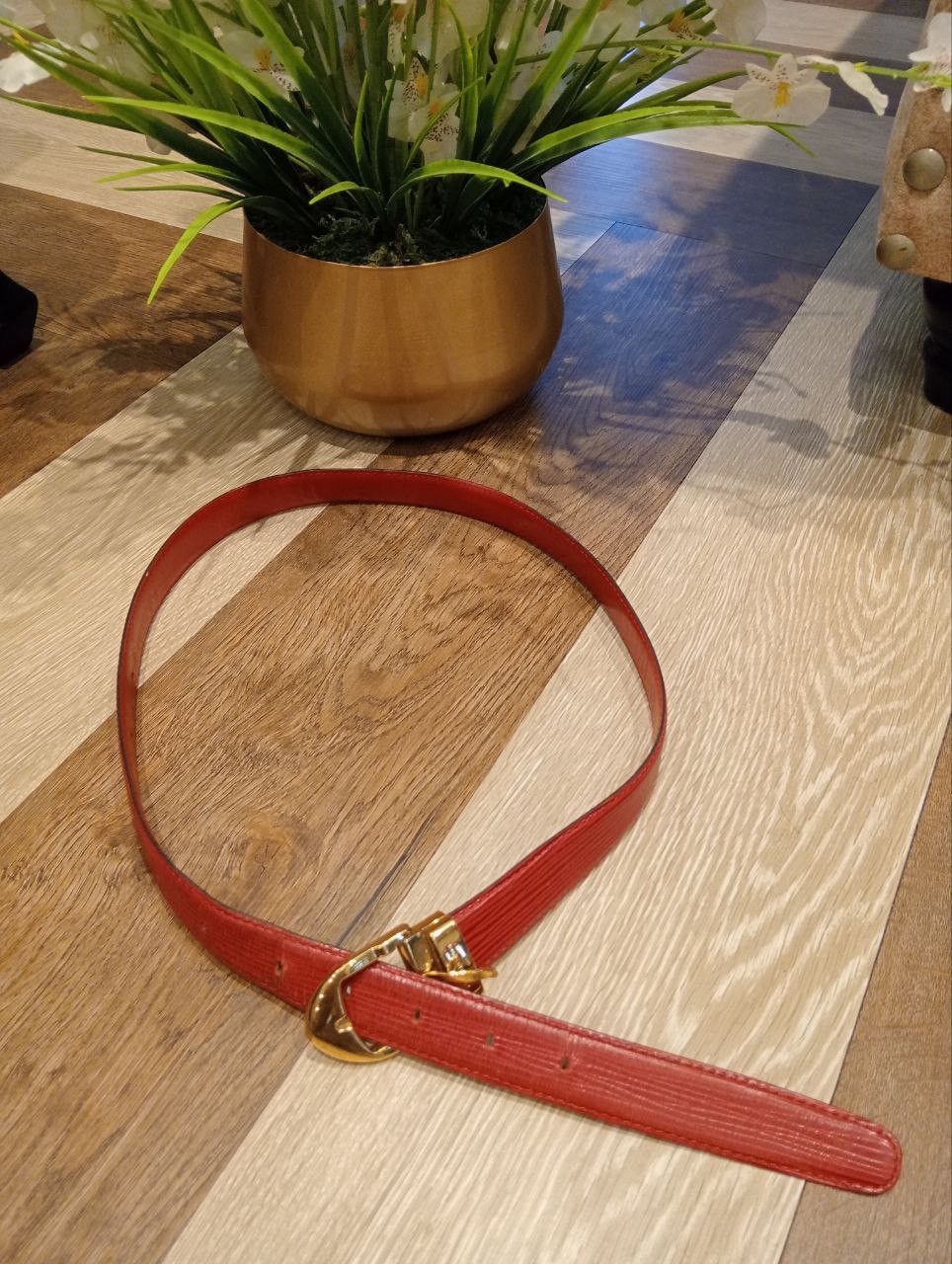 Louis Vuitton LOUIS VUITTON EPI LEATHER BELT Size ONE SIZE - 12 Thumbnail