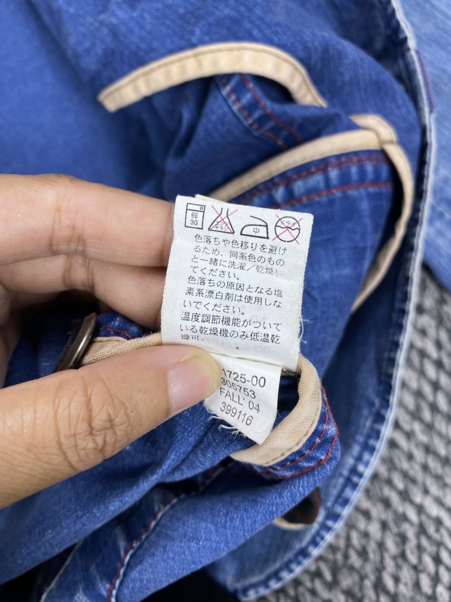 Gap Vintage Gap Denim Blue Wash Blazer Style Jacket Size US M / EU 48-50 / 2 - 14 Thumbnail