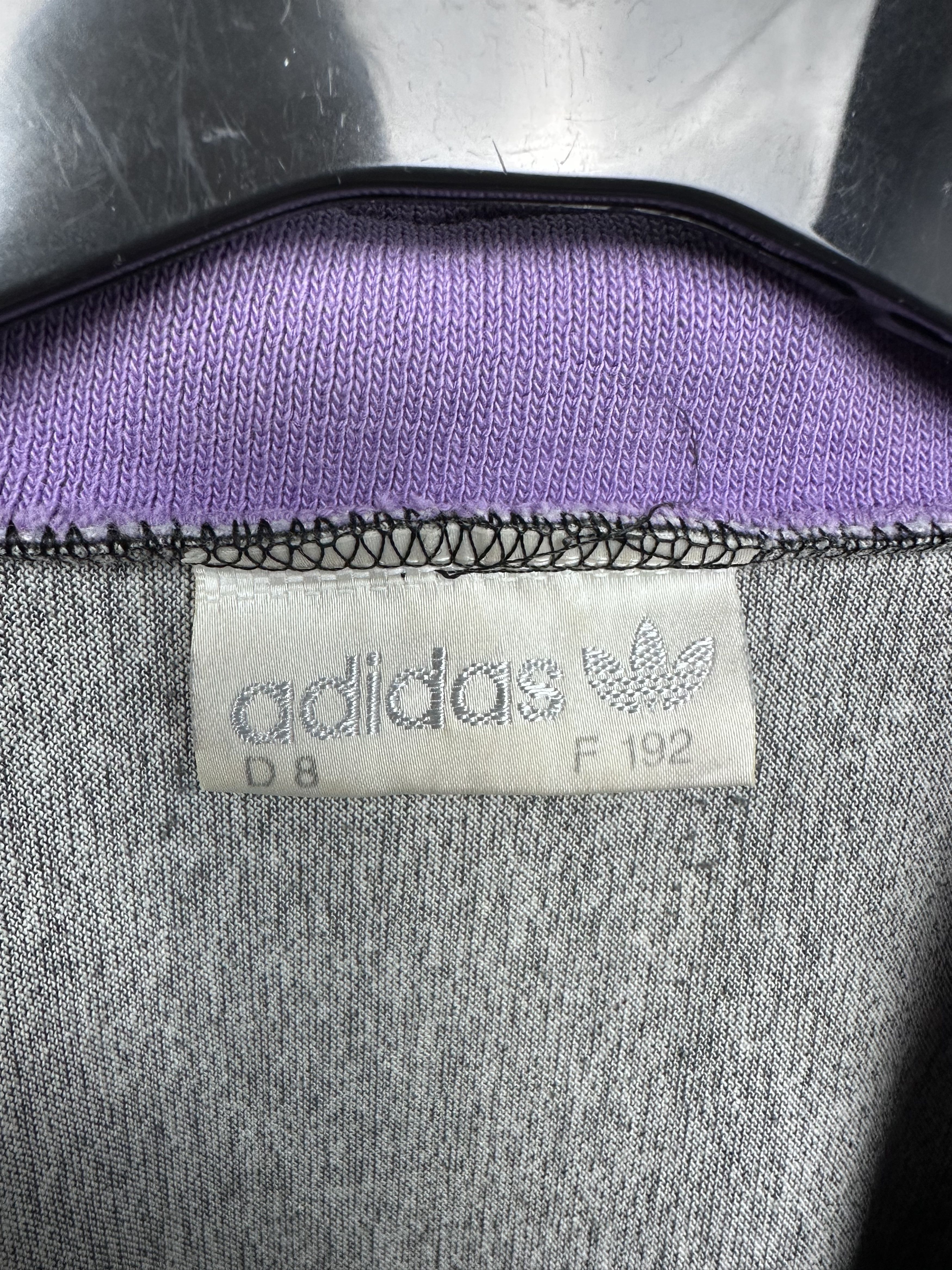 Adidas Adidas 90s Vintage Mens Velour Track Top Jacket Size US XL / EU 56 / 4 - 4 Thumbnail