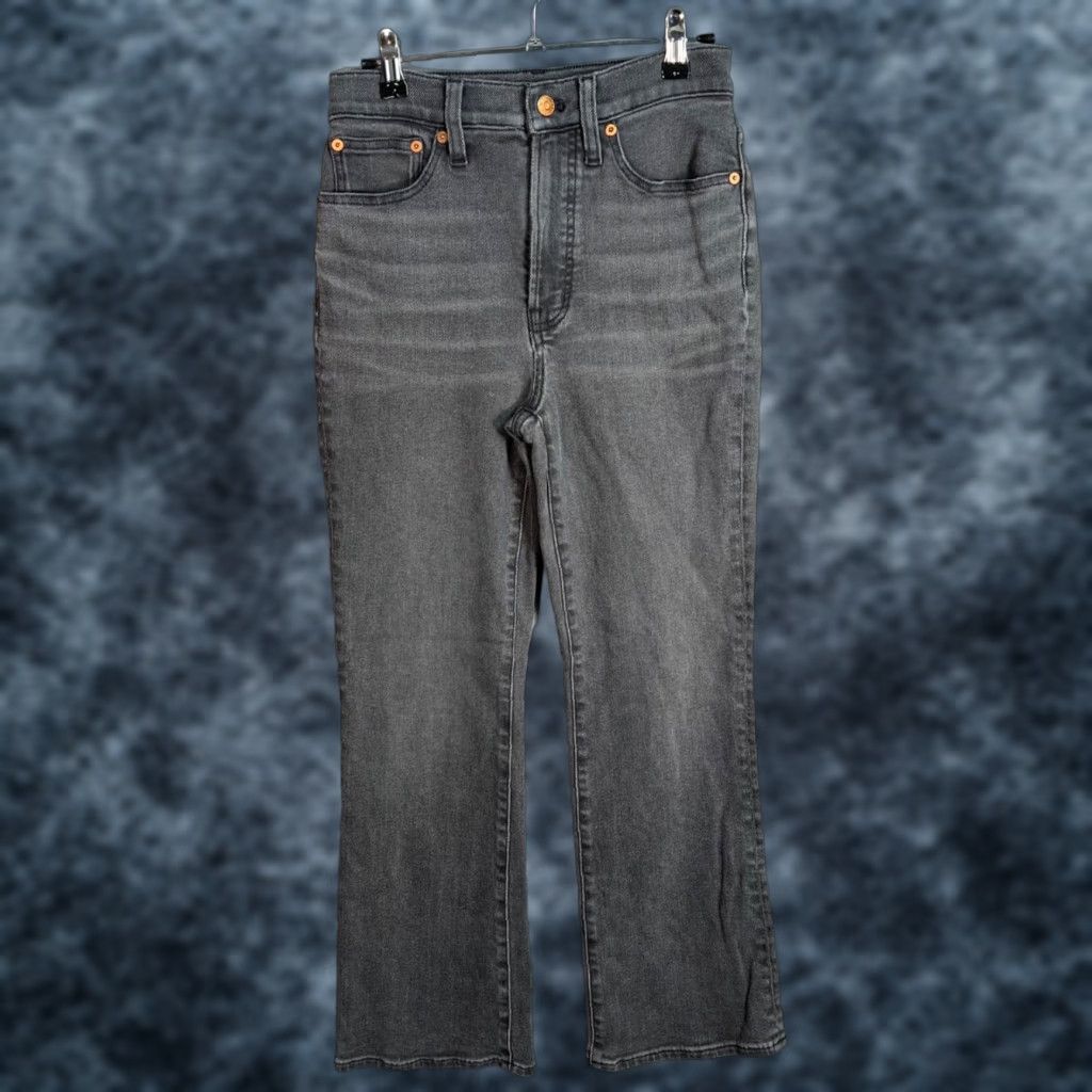 Madewell VINTAGE Madewell High-Rise Bootcut Jeans Womens Size 25 Gray Denim Size 42" / US 20 - 1 Thumbnail