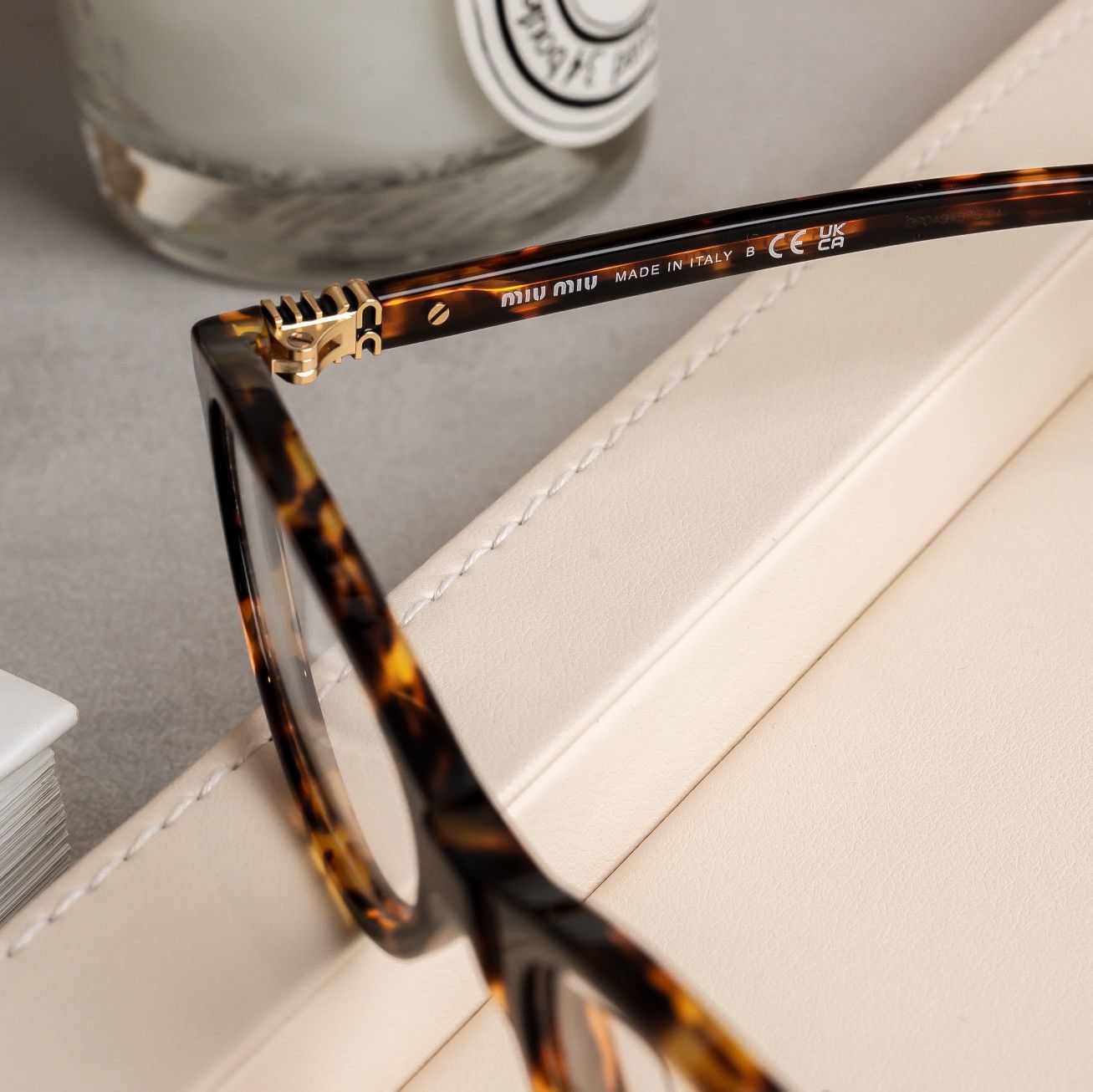 Miu Miu MIU MIU 0MU 09XV VAU1O1 GLASSES Size ONE SIZE - 3 Thumbnail
