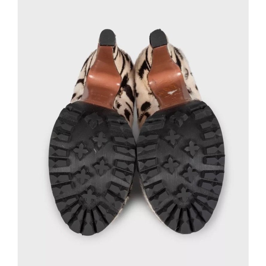 Alaia Alaïa White Pony Hair Animal Print Platform Pumps sz.37 Size US 6 / IT 36 - 5 Thumbnail