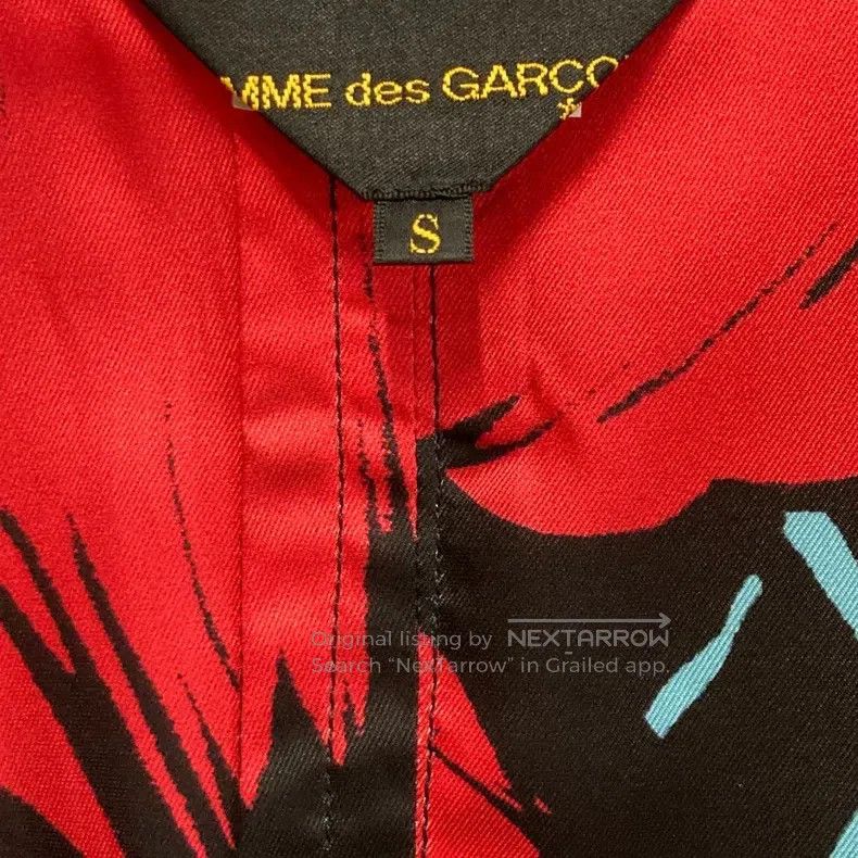 Comme des Garcons Comme des Garcons Floral crepe coat Size S / US 4 / IT 40 - 8 Thumbnail