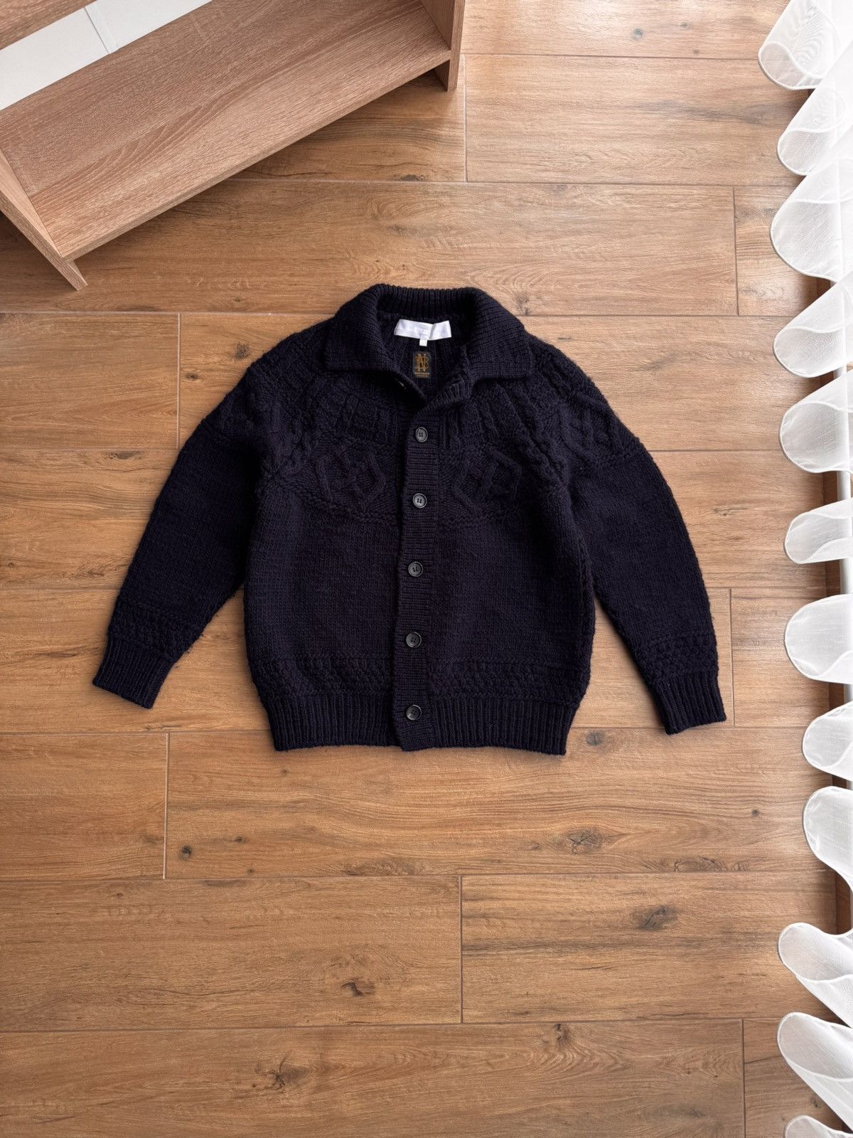 Comme des Garcons Tao Kurihara Comme Des Garcons x Batoner Wool Knit Cardigan Size US M / EU 48-50 / 2 - 2 Thumbnail