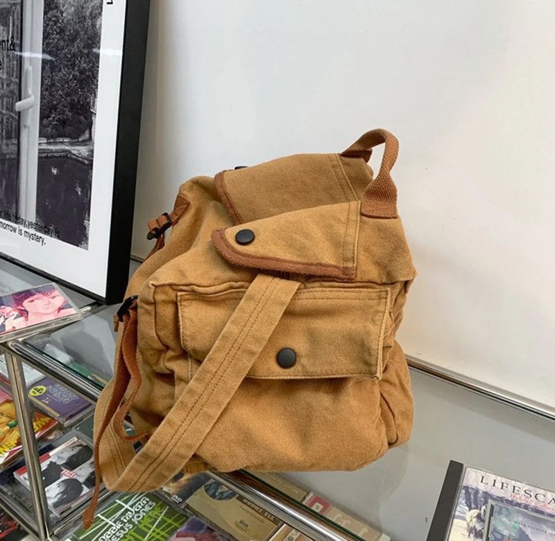Vintage Utility grunge military messenger shoulder bag Size ONE SIZE - 5 Thumbnail