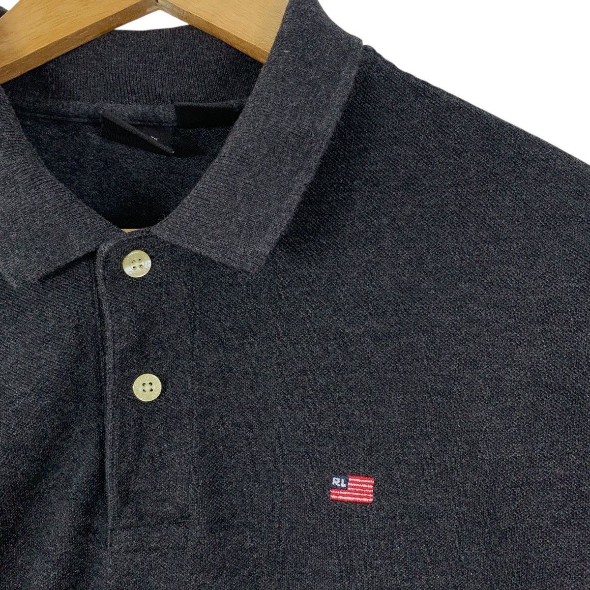 Polo Ralph Lauren POLO JEANS Ralph Lauren Usa Flag Embroidered Collor Tshirt Size US L / EU 52-54 / 3 - 3 Thumbnail