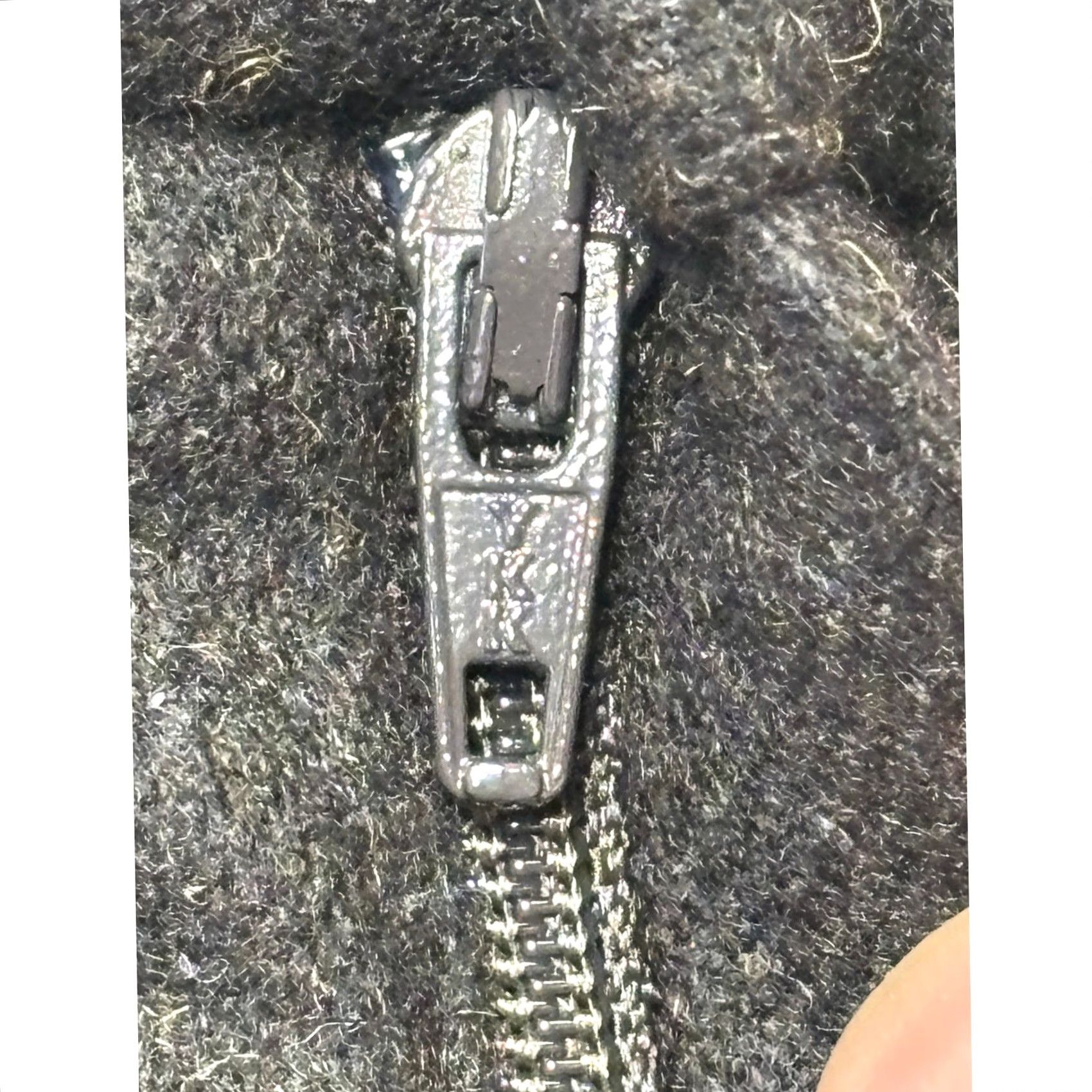 Massimo Dutti Massimo Dutti Womens Dress Pants Charcoal Grey Wool Blend Wide Leg Size 8 W32 L32 Button Zip Pockets Dry Clean Only Womens Size 30" / US 8 / IT 44 - 3 Thumbnail