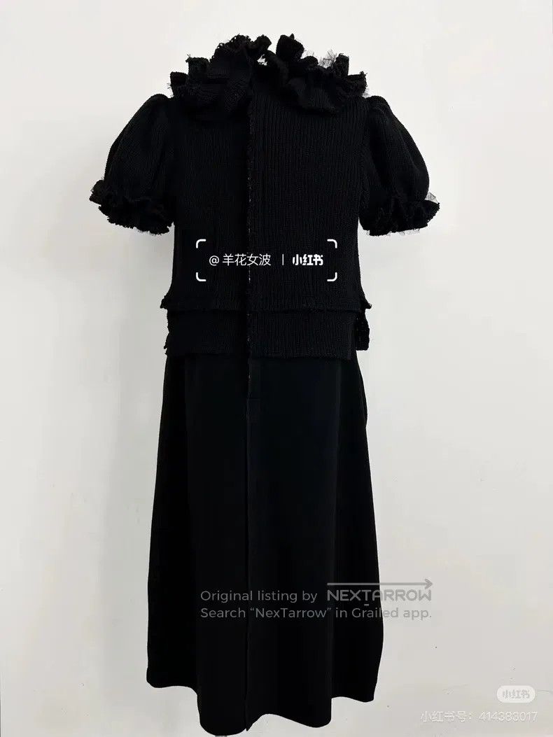 Comme des Garcons Comme Des Garcons Layered Lace Collar Princess Sleeve Dres Size S / US 4 / IT 40 - 7 Thumbnail