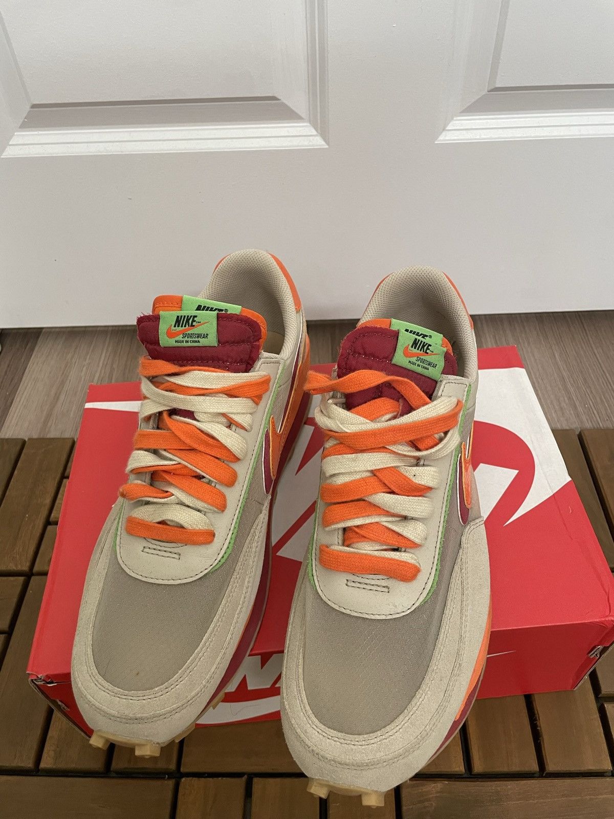 Nike × Sacai Nike sacai x Clot x LDWaffle mens shoe Size US 12 / EU 45 - 4 Thumbnail