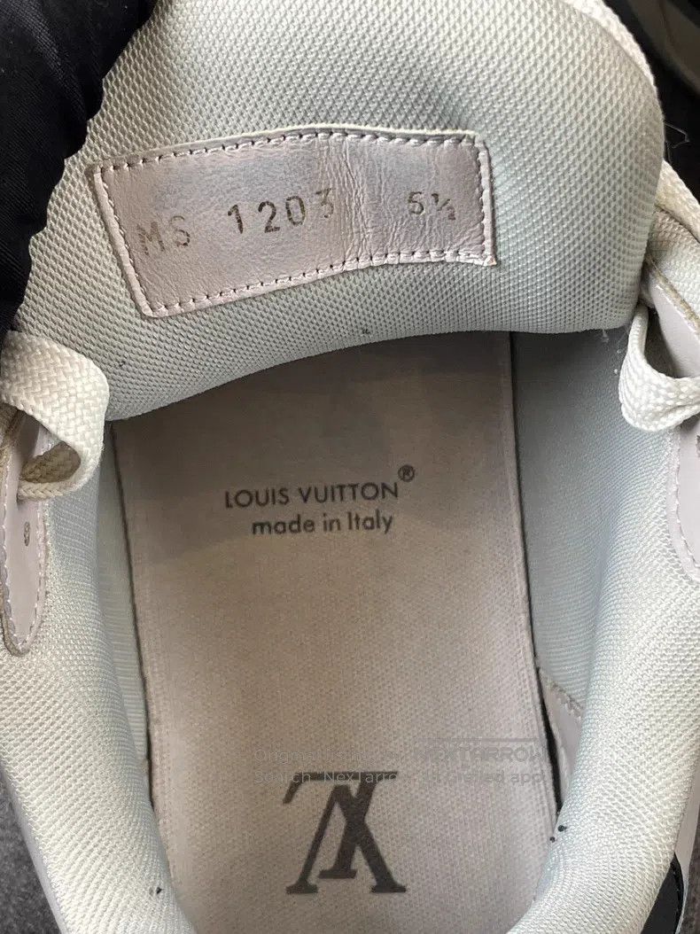 Louis Vuitton Louis Vuitton Trainer Blue and Black Velcro Board Shoes Size US 5.5 / EU 38 - 6 Thumbnail