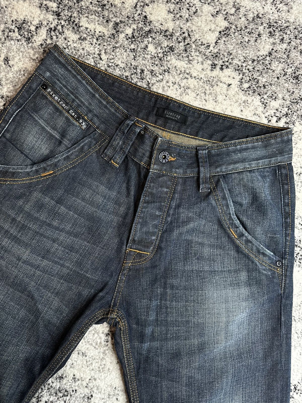 Firetrap Firetrap Denim Vintage StreetWear Rare Y2K Japan Avant Garde Size US 31 - 9 Thumbnail