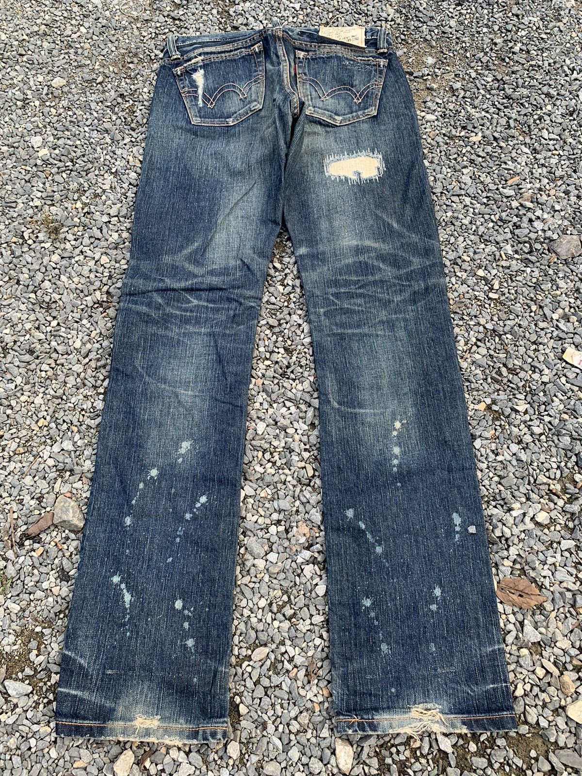 Kapital RARE EDWIN STUDDED PUNK STYLE LIKE HYSTERIC GLAMOUR DENIM Size US 31 - 4 Thumbnail