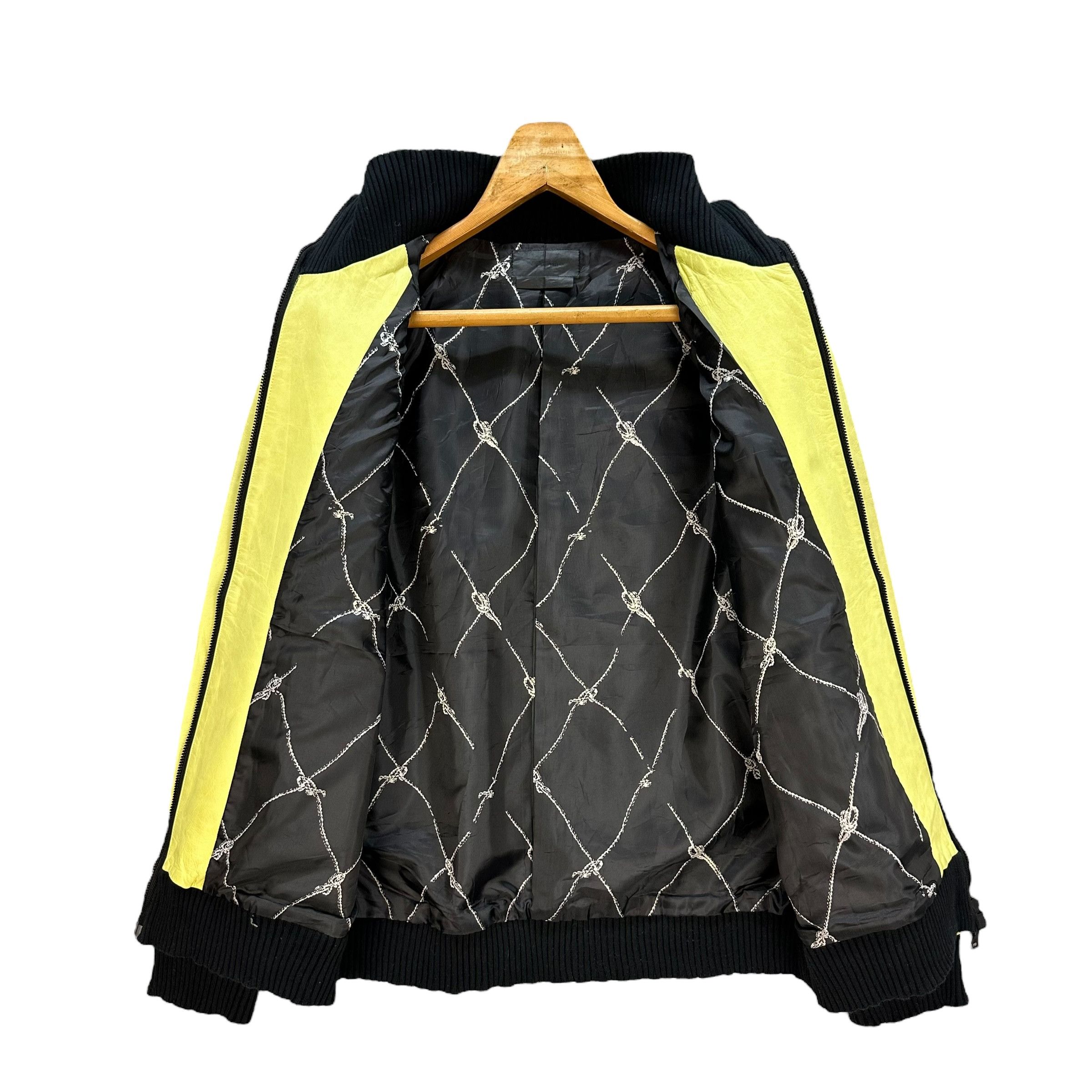 NEXUSVII NEXUS 7 NEXUS Vii AW05 Lime Green Leather Jacket #1202 Size US M / EU 48-50 / 2 - 11 Thumbnail