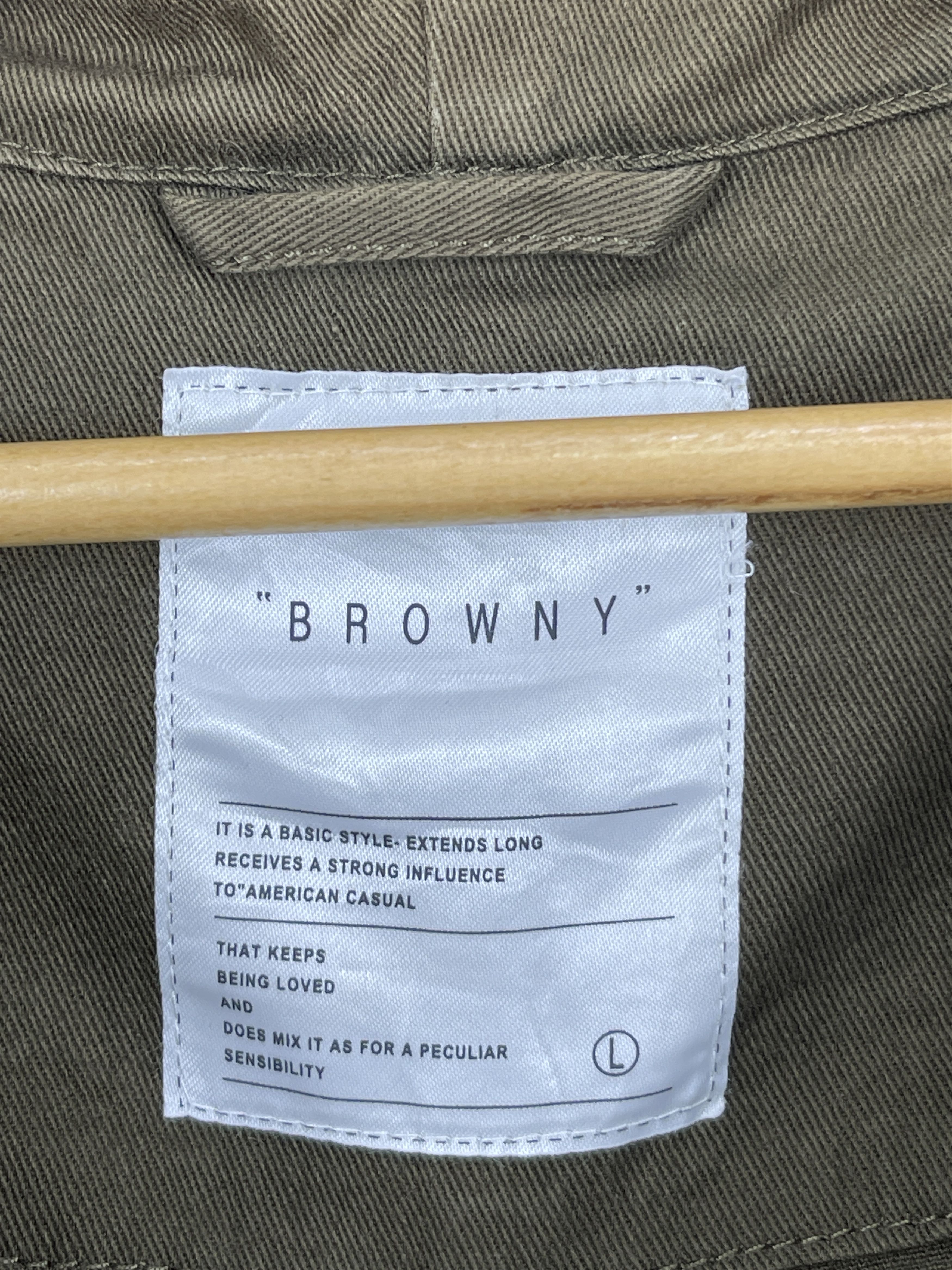 Japanese Brand Japanese Brand Browny Button Up Hoodie Jacket JA0008 Size US L / EU 52-54 / 3 - 6 Thumbnail