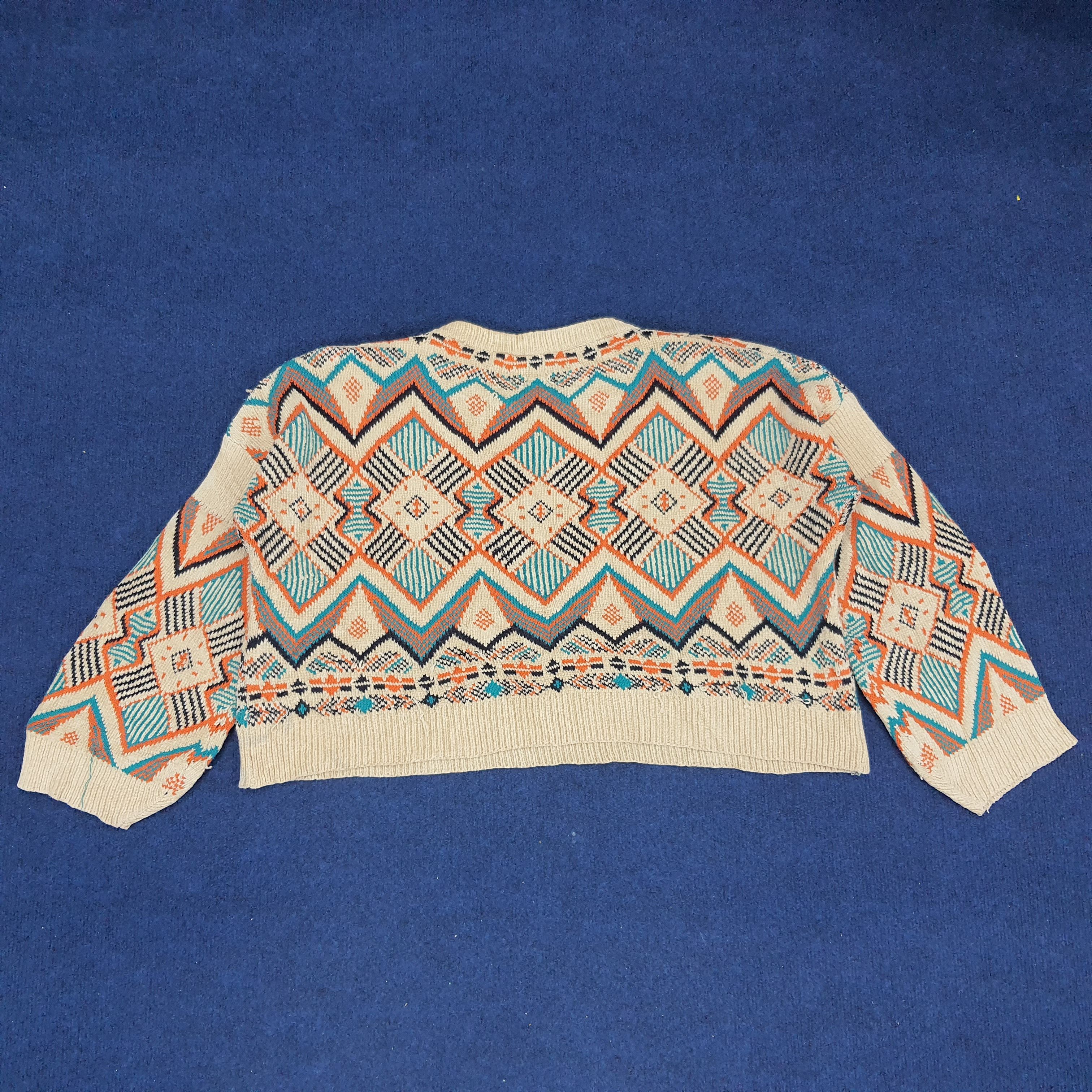 Vintage Vintage Knitted Crop Tops Winter Session Size XL / US 12-14 / IT 48-50 - 3 Thumbnail