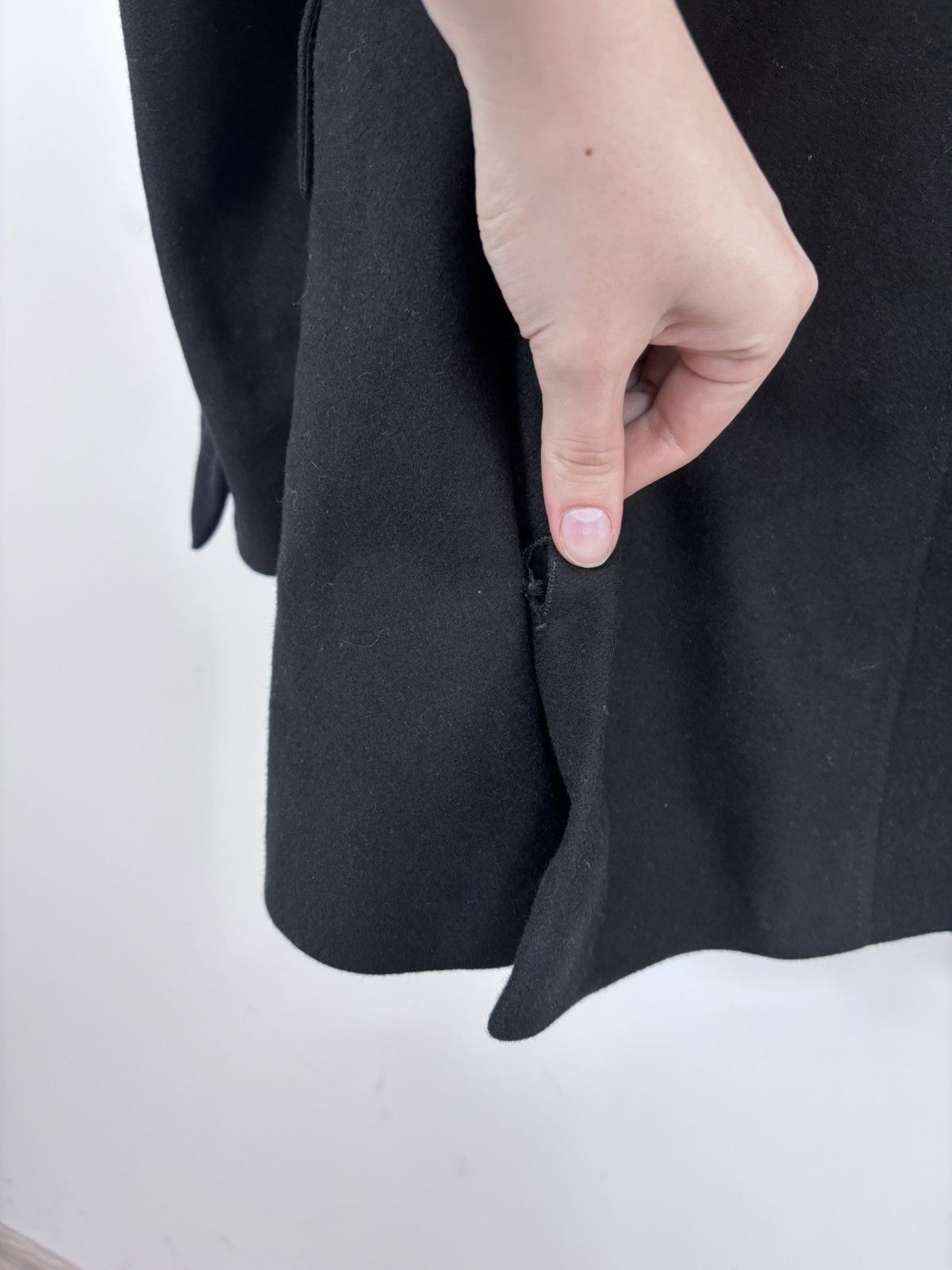 Reiss Reiss Men’s Black Wool Blend Stand Collar Coat Size US L / EU 52-54 / 3 - 24 Thumbnail