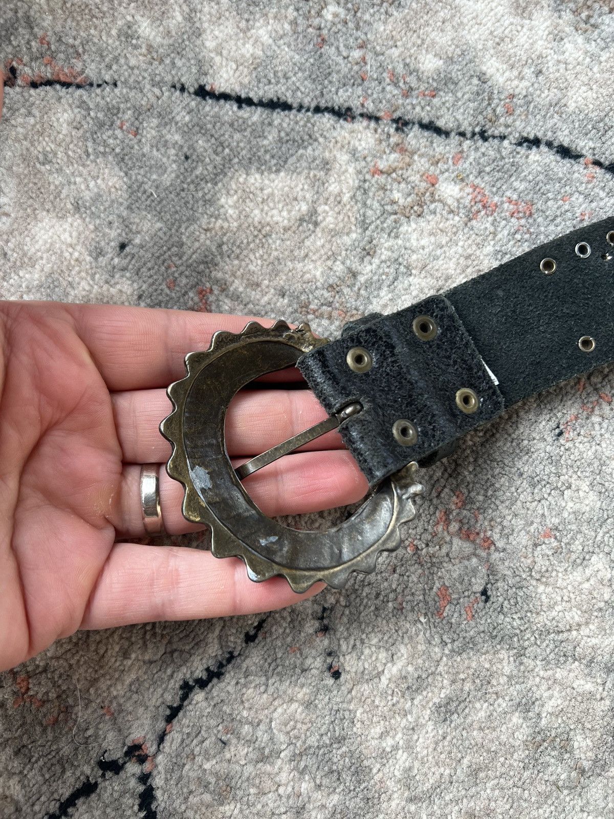 Leather × Vintage Vintage Letaher Belt Size ONE SIZE - 5 Thumbnail