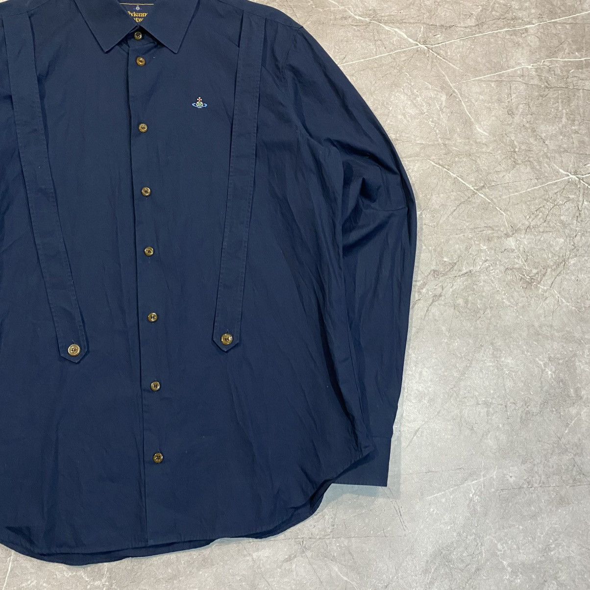 Vivienne Westwood RARE VIVIENNE WESTWOOD SHIRT SMALL LOGO Size US L / EU 52-54 / 3 - 5 Thumbnail