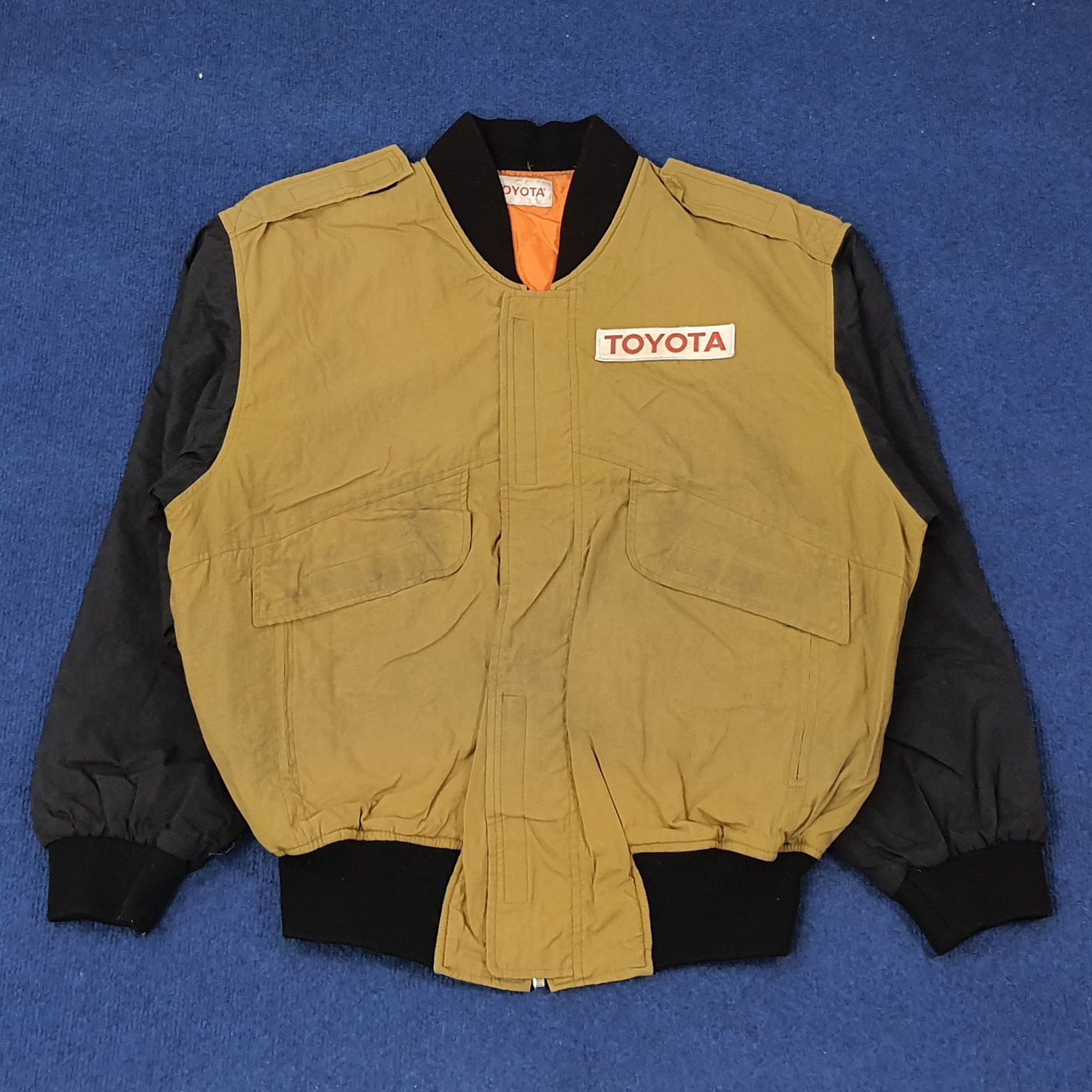 Japanese Brand × Vintage Vintage TRD Toyota Motorsports Racing Bomber Jacket C231N16 Size US L / EU 52-54 / 3 - 3 Thumbnail