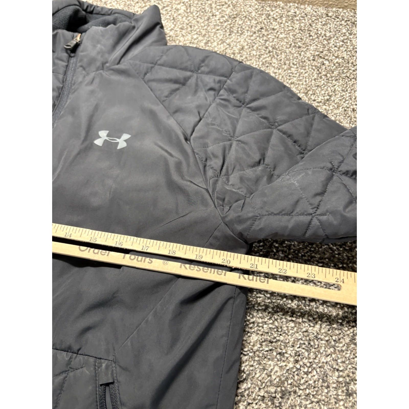 Under Armour Under Armour Puffer Jacket Storm Mens Medium ColdGear Reactor Performance Hybrid Jacket Black Mens Size US M / EU 48-50 / 2 - 6 Thumbnail