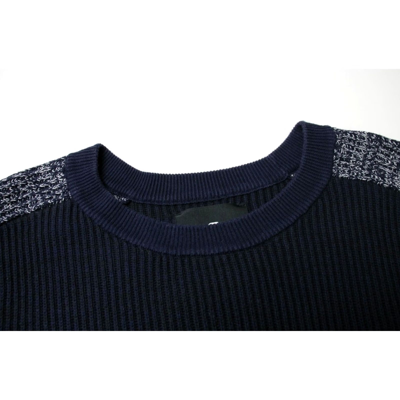 G-Star G-STAR Men's XL Pullover Crew Neck Blue Jumper Damk R Knit L/S Size US XL / EU 56 / 4 - 4 Thumbnail