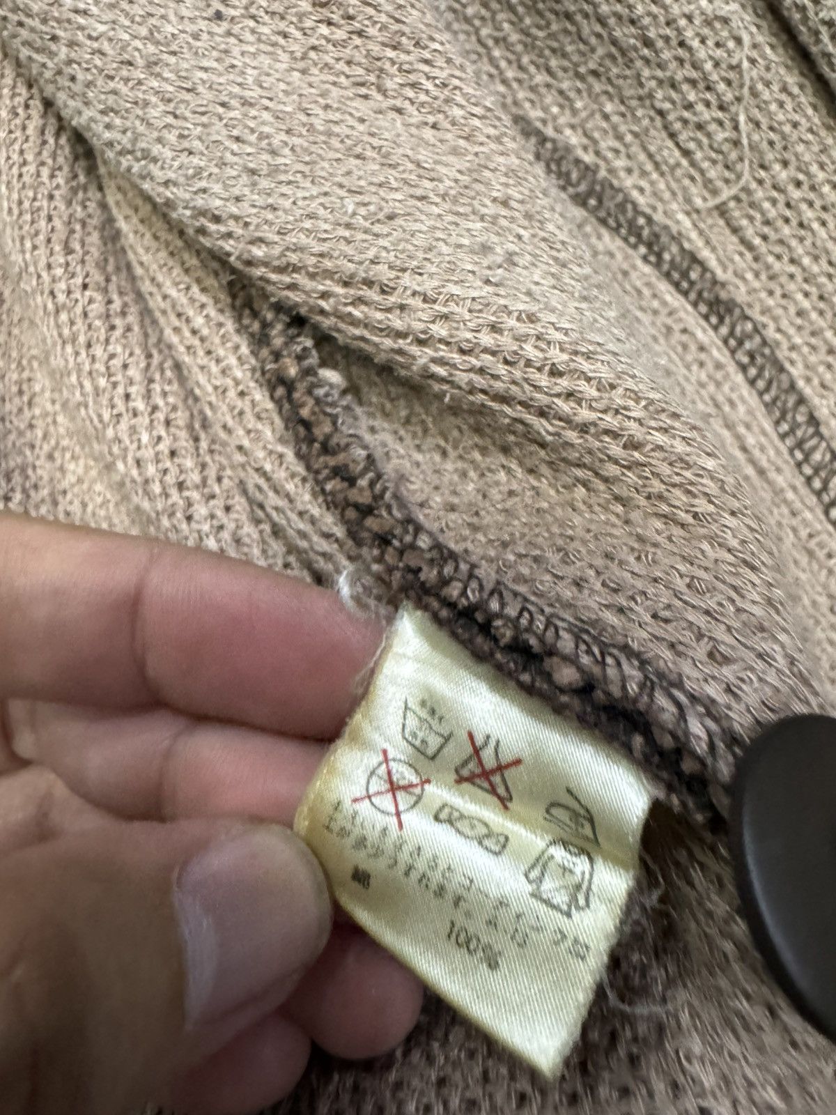 Issey Miyake 1982 ISSEY MIYAKE WAXED UPHOLSTERY SACK PATTERN HEAVY JACKET Size US L / EU 52-54 / 3 - 9 Thumbnail