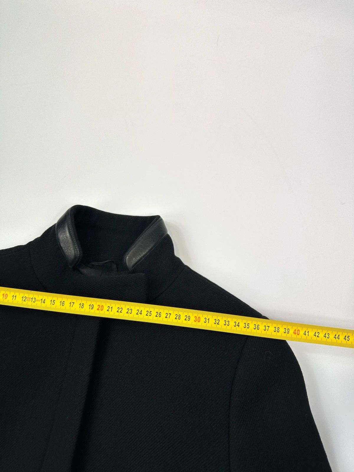 Prada Prada Milano FW1999 Black Wool & Leather Jacket Size S / US 4 / IT 40 - 17 Thumbnail