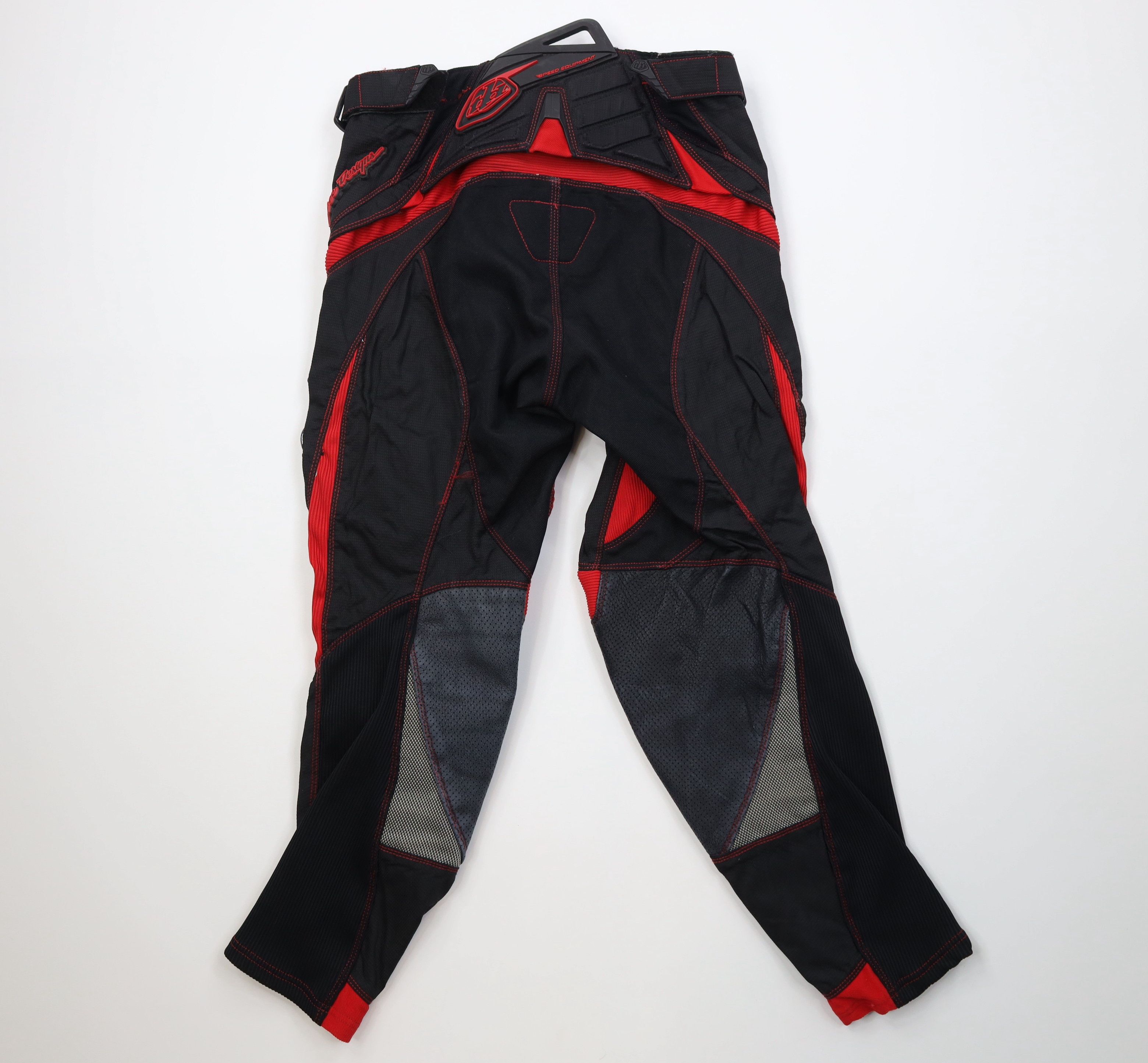 Vintage Troy Lee Designs Motocross Racing Riding Pants Black Red Size US 32 / EU 48 - 11 Thumbnail